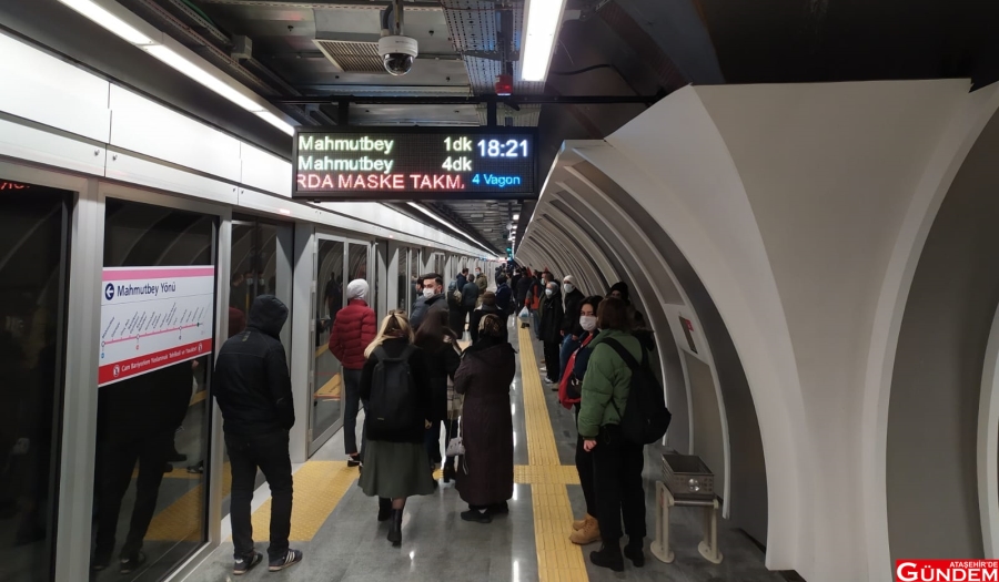 MECİDİYEKÖY-MAHMUTBEY METROSU BUGÜN YENİDEN HİZMETE AÇILDI mecidiyeköy-mahmutbey metro himmet kaya atasehir'de gündem